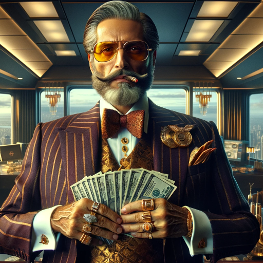 Mr Dollar $ - Business Money Rich Entrepreneur logo