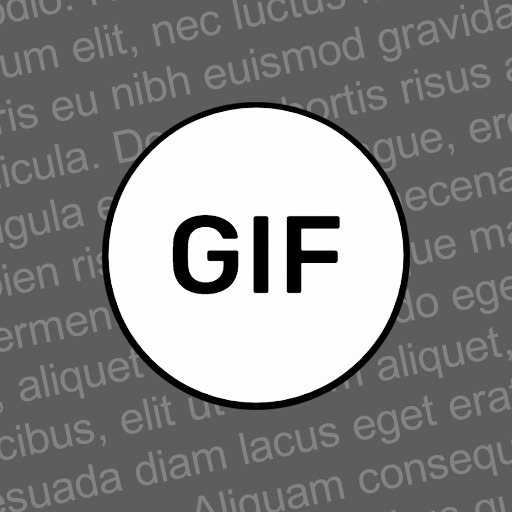 Word to GIF logo