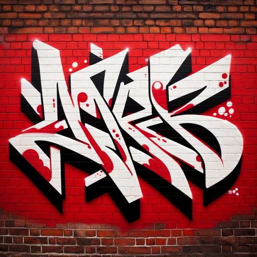 Graffiti Text logo