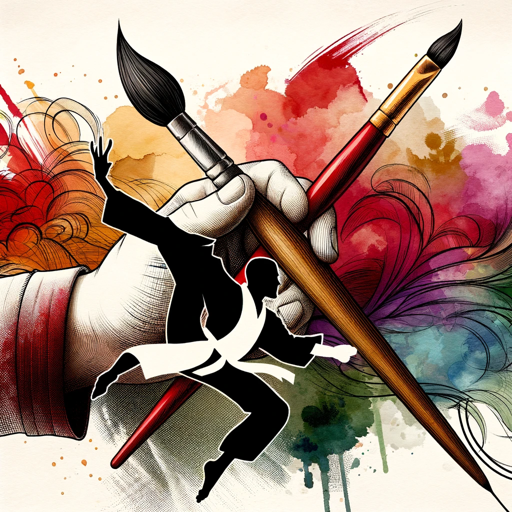 martial arts imagery logo