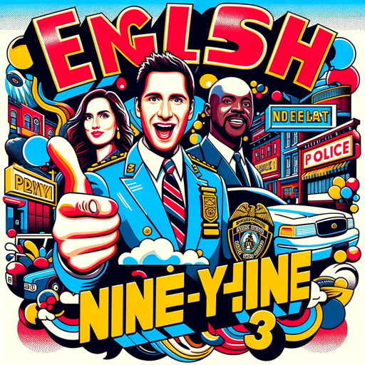 English with Brooklyn Nine-Nine 3 logo