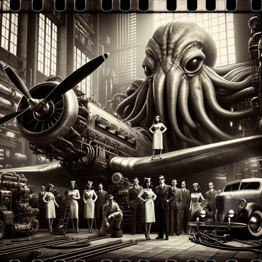 Dieselpunk Cthulhu, a text adventure game logo