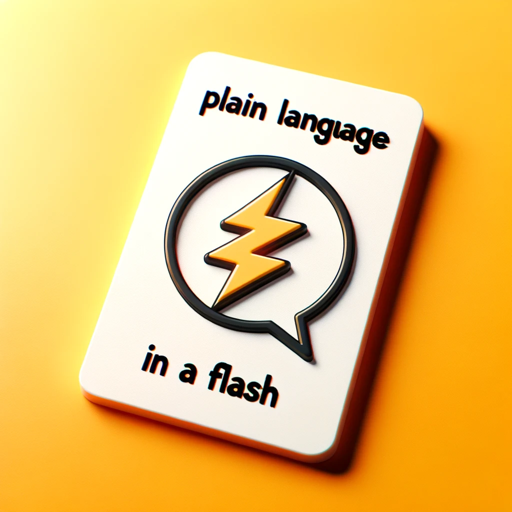 Plain Language in a Flash logo