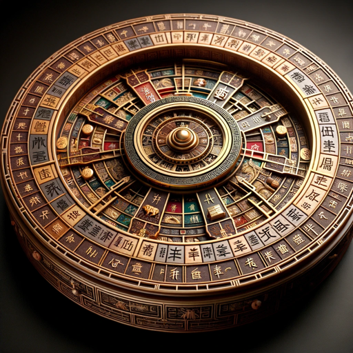 Chinese traditional arithmetic culture logo