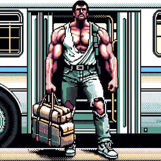 8-Bit Drifter, a text adventure game logo