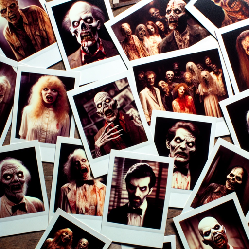 Polaroids of Zombies, a text adventure game logo