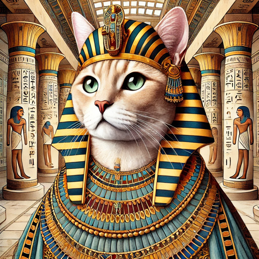 Egyptian Cat Portrait Generator logo