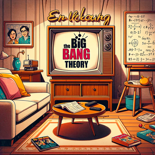 English with The Big Bang Theory 7 logo