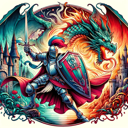 Brave Fighter Against Evil Dragon logo