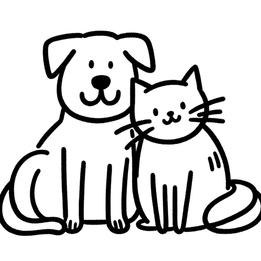 Pet Line Drawing Portrait Generator AI logo