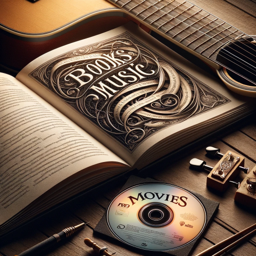 Books, Music, Movies logo