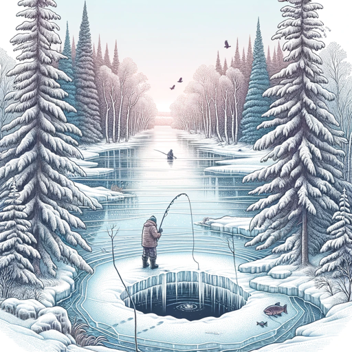 Winter Day Fishing Guidline logo