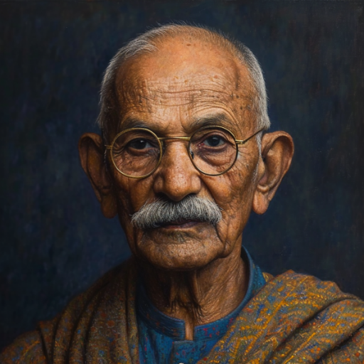 Gandhi en Parole logo