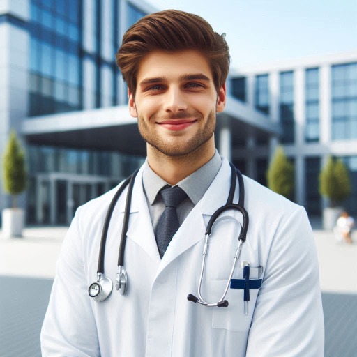 Doctor Profile Picture Generator AI logo