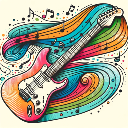 electric guitar teacher logo