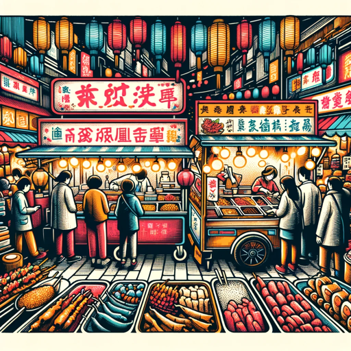 Taiwan night market food, food reviews in English logo