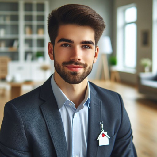 Male Realtor Headshot Generator AI logo
