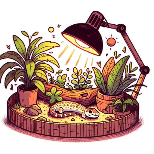 🌿🦎 ReptileRealm Habitat Helper 🌡️🏡 logo