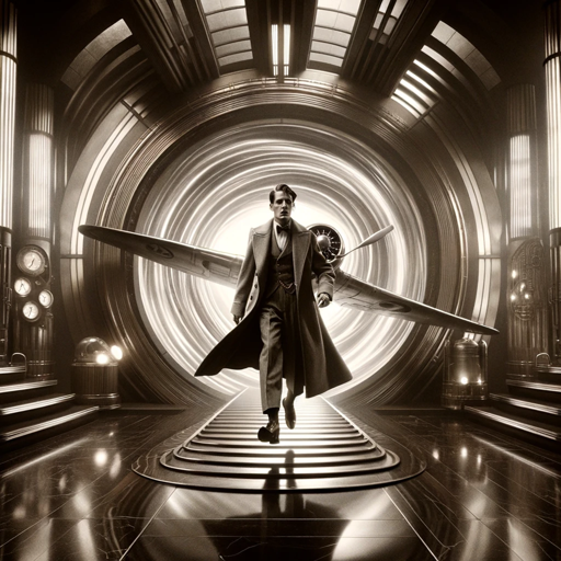 Dieselpunk Time Travellers, a text adventure game logo