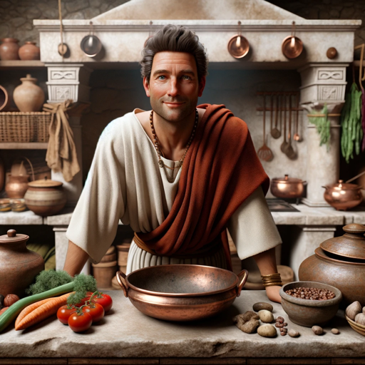 Apicius, Chef anf Oenologist logo