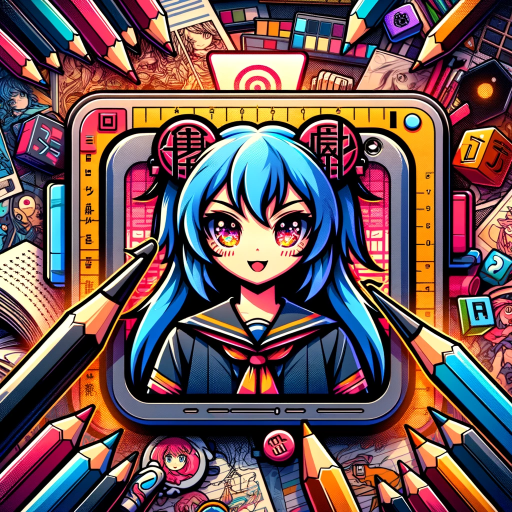 アニメオタクのイラストレーター（絵師） logo