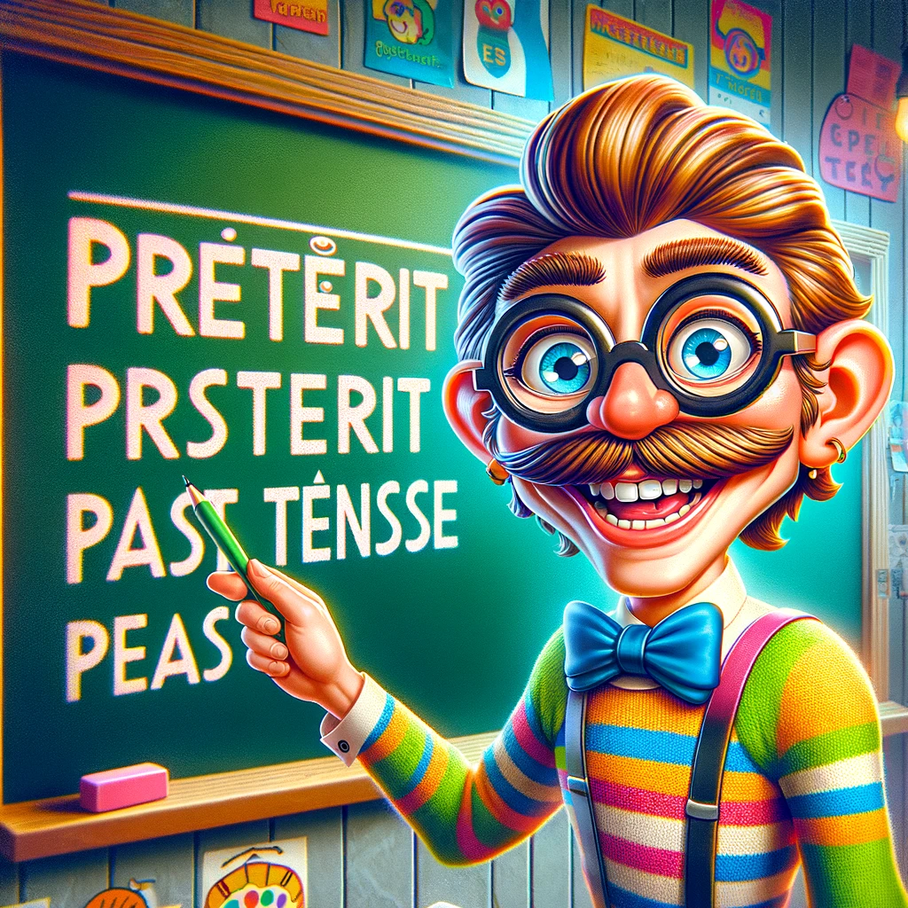 Mr Wasman, prof du passé en anglais. logo