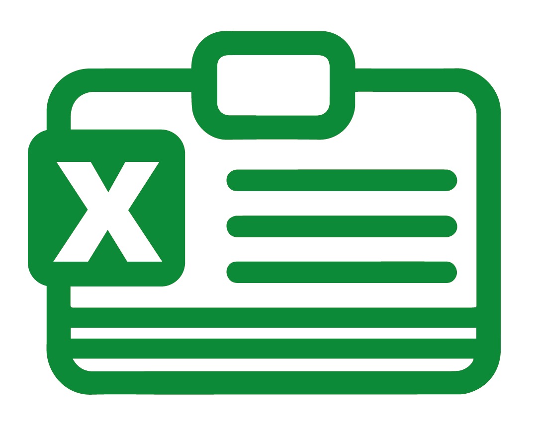 Business cards to Excel logo