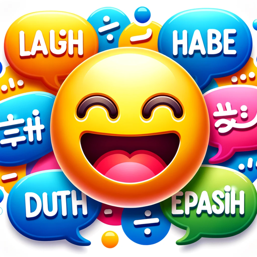 Multilingual Laugh Master logo