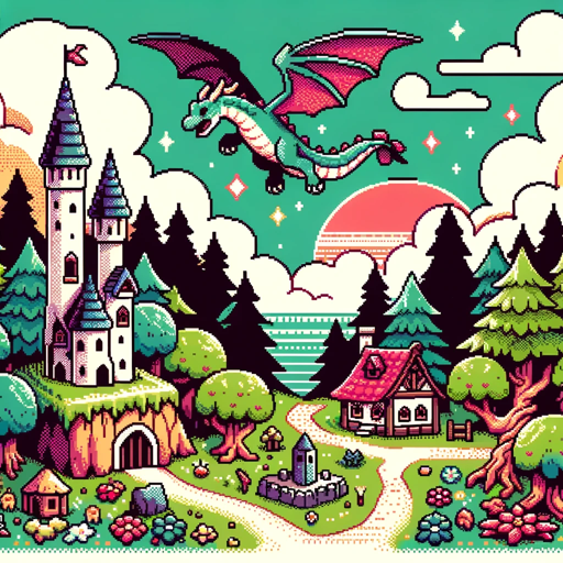 Fantasy Pixel Art Artisan logo