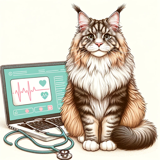 MaineCoonMonitor 🐾🩺 logo