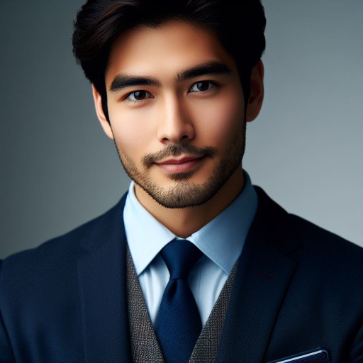 Professional Male Headshot Generator AI logo