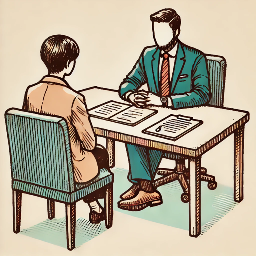 Simulador de entrevista de trabajo gpt logo
