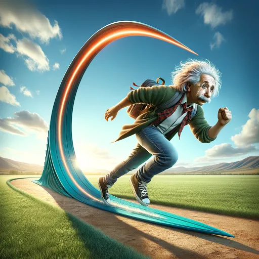 Alber-tein, the best physics teacher logo