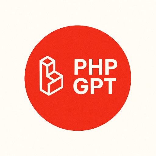 PHP GPT: Core PHP, WP, Drupal, Laravel & Symfony logo