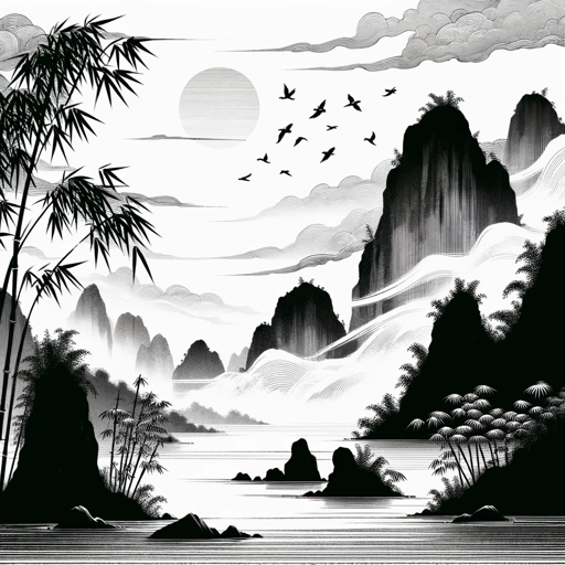 水墨连环画 logo