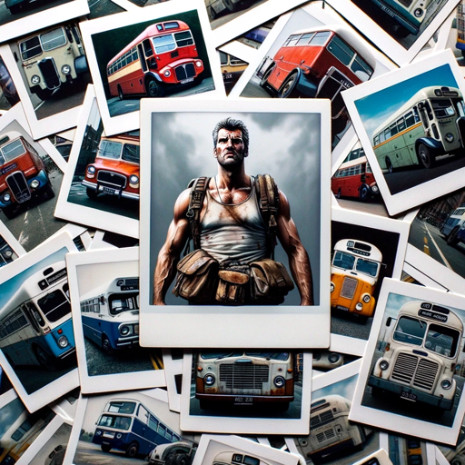 Polaroids of a Drifter, a text adventure game logo