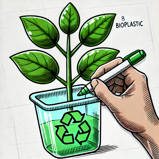 Eco-Friendly Bioplastic Creator logo