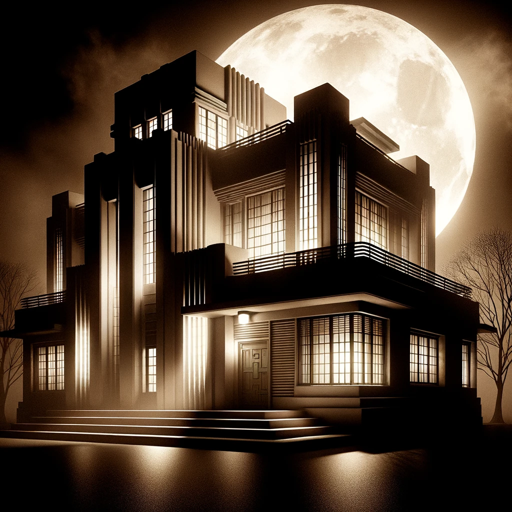Dieselpunk Hauntings, a text adventure game logo