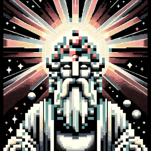 8-Bit Pantheons, a text adventure game logo