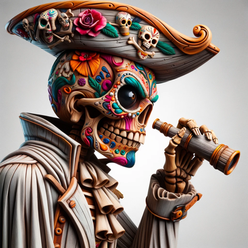 Pirates de los Muertos, a text adventure game logo