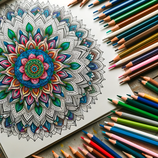 Coloring Mandala logo