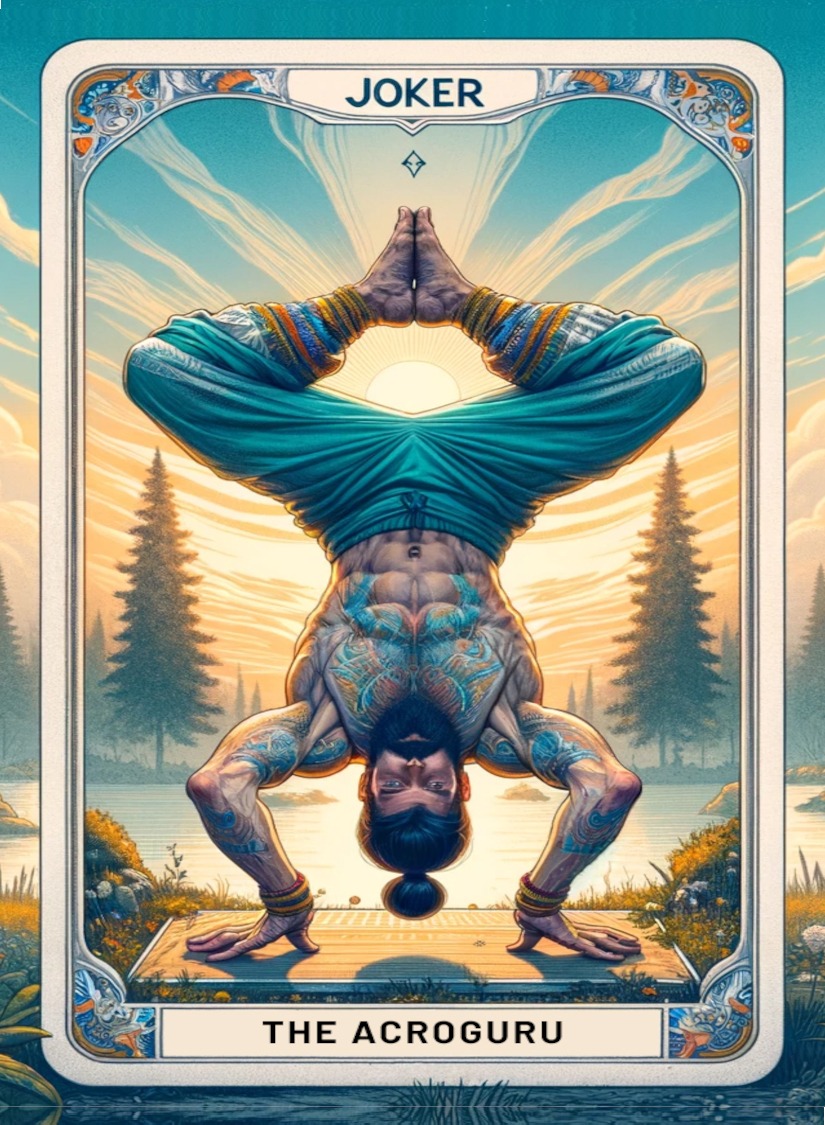 Tarot Deck @theAcroGuru logo