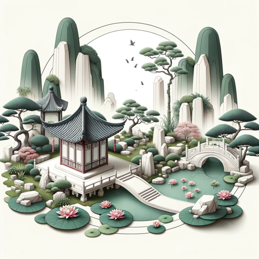 中国园林 logo