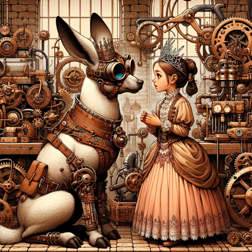 Steampunk Princesses, a text adventure game logo