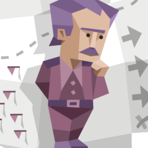 INTJ digital man logo