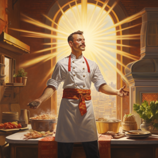 Italian Food Chef : "Mr.Romano" logo
