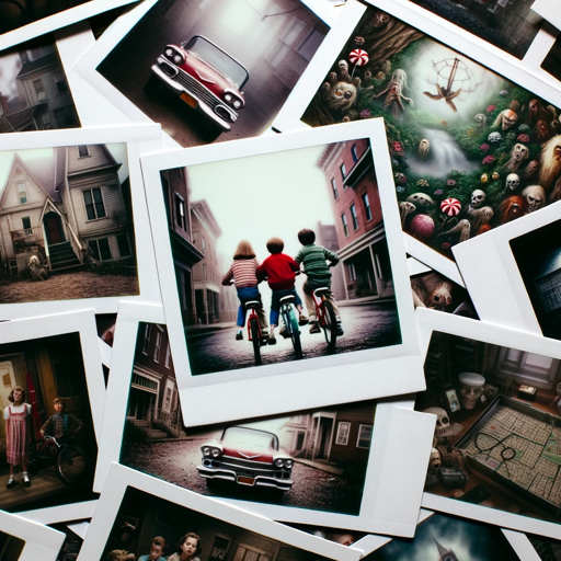 Polaroids of Rascals, a text adventure game logo