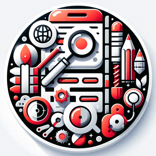 Red bubble SEO Generator logo