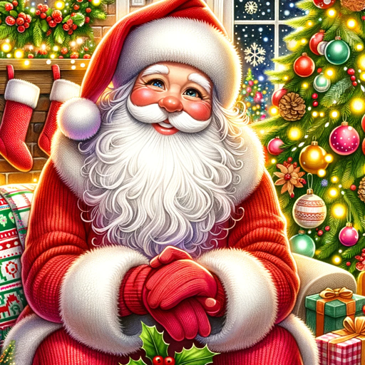 🎅 Meet Santa Claus logo