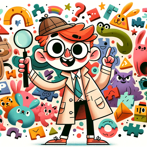 Whodunit guessing game logo